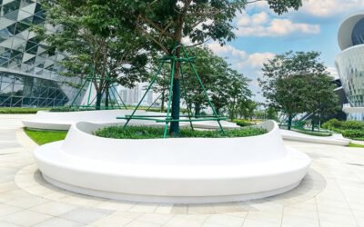 1 Waterproof & Crack-Resistant GRC Bench: Ultimate Outdoor Long-Lasting Landscape Seating