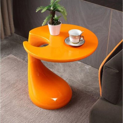 11 Fiberglass furniture off-center coffee table artistic table