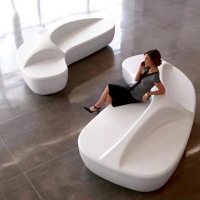 1 Special-Shaped Fiberglass Four-Seater Leisure Sofa Chair
