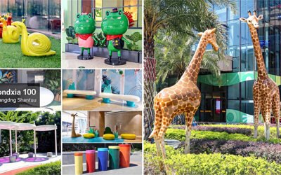 Custom Fiberglass IP Sculptures & Landscape for Sales Centers and Residential Projects