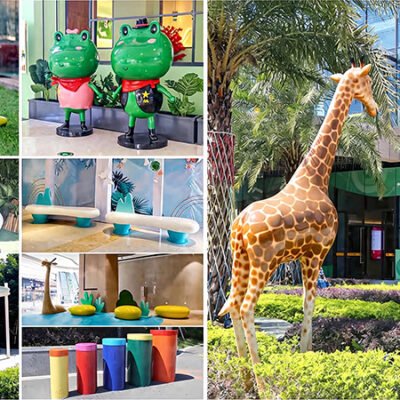 0-21 Custom Fiberglass IP Sculptures & Landscape for Sales Centers and Residential Projects