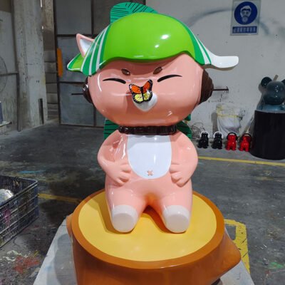 1 Original IP Fiberglass Cartoon Character Sculpture