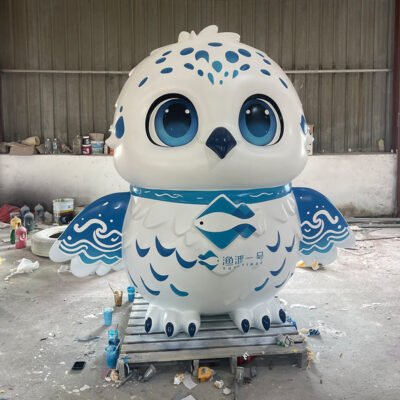 1 Custom Fiberglass Cartoon Mascot Sculpture