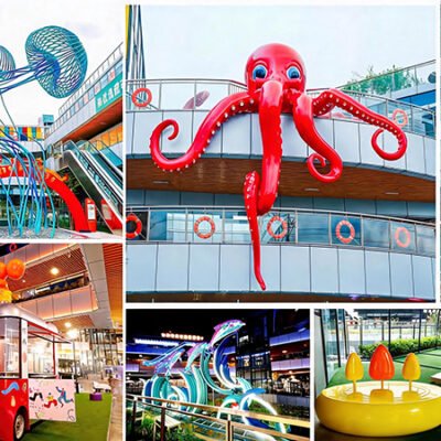 Landscape Sculptures & Leisure Seating for Large Commercial Squares – Project Cases