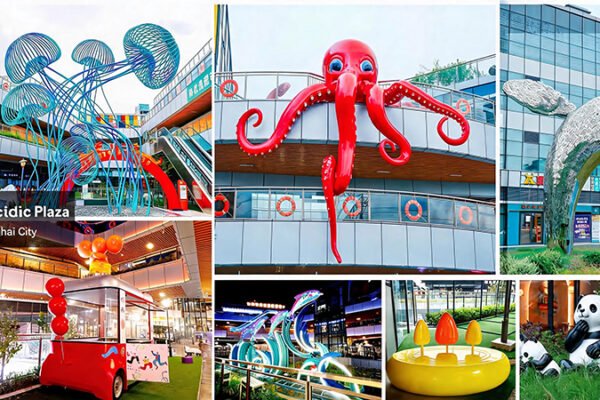 Landscape Sculptures & Leisure Seating for Large Commercial Squares – Project Cases