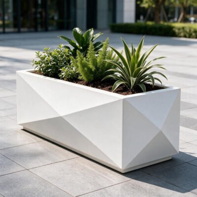 2 GRC & GFRC Landscape Long & Special-Shaped Planters