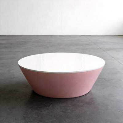 1 Large Round Fiberglass Coffee Table Furniture for Lobby Plaza