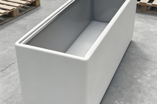 GRC Rectangular Planter | Modern Outdoor Concrete Planter Box