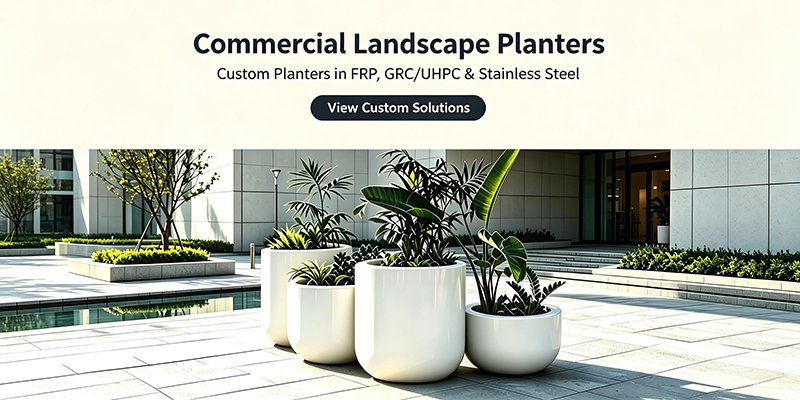 Fiberglass (FRP) Planters