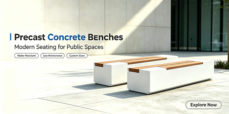 Precast Concrete Benches