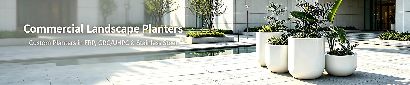 Fiberglass (FRP) Planters
