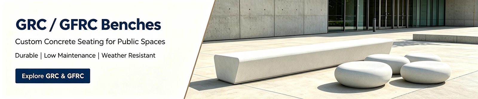GRC & GFRC Benches