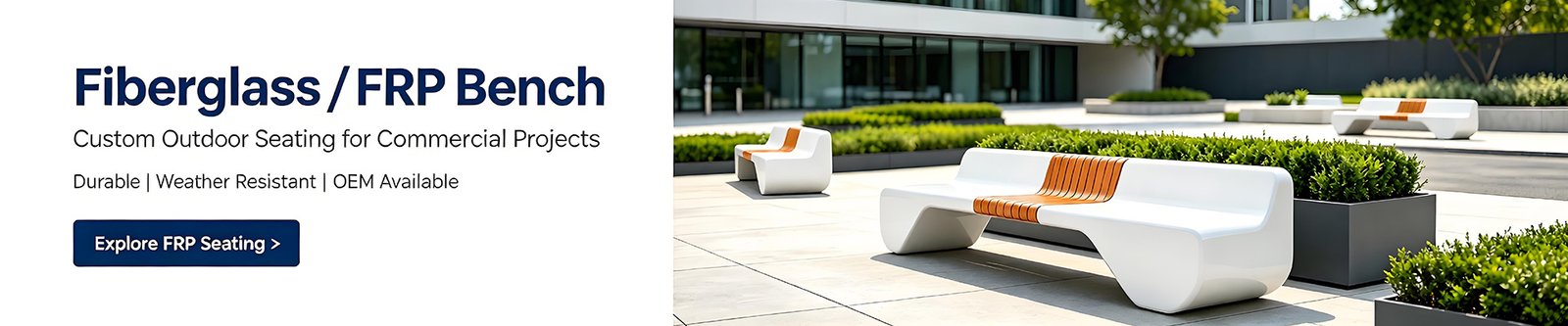 Fiberglass (FRP) Benches